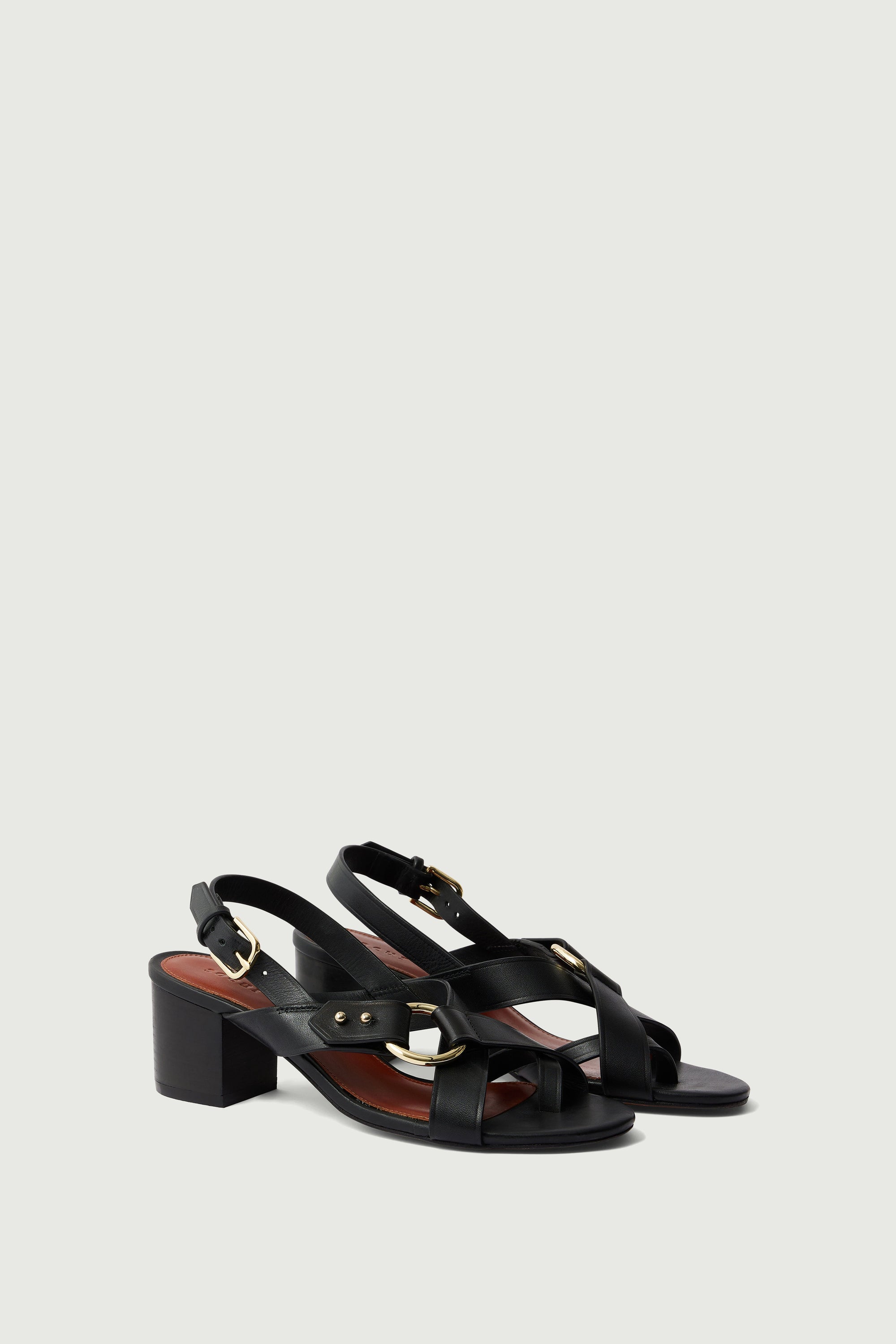 NOIR SANDALES FLORENTINE