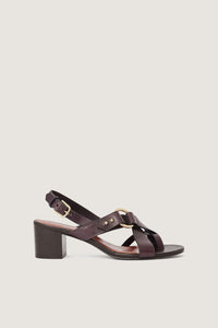 VIOLET/GRIS _ Sandales Florentine en cuir - Violet & gris