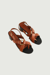 COGNAC SANDALES FLORENTINE