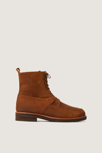 COGNAC _ Bottines Ralph en cuir - Cognac