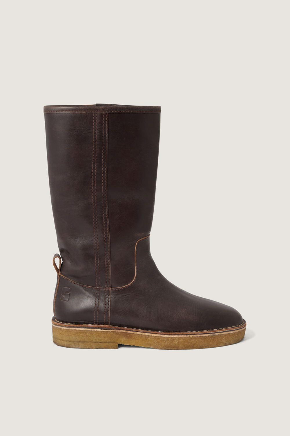 MARRON _ Bottes Sauvage en cuir - Marron