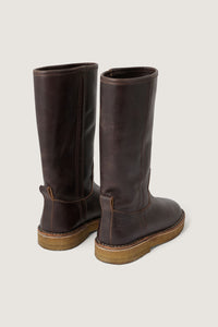 MARRON _ Bottes Sauvage en cuir - Marron