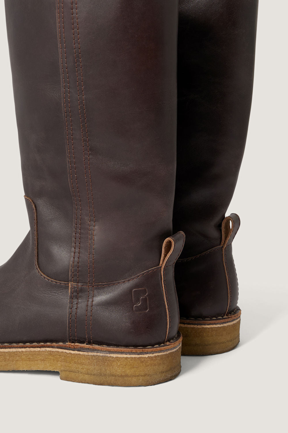 MARRON _ Bottes Sauvage en cuir - Marron