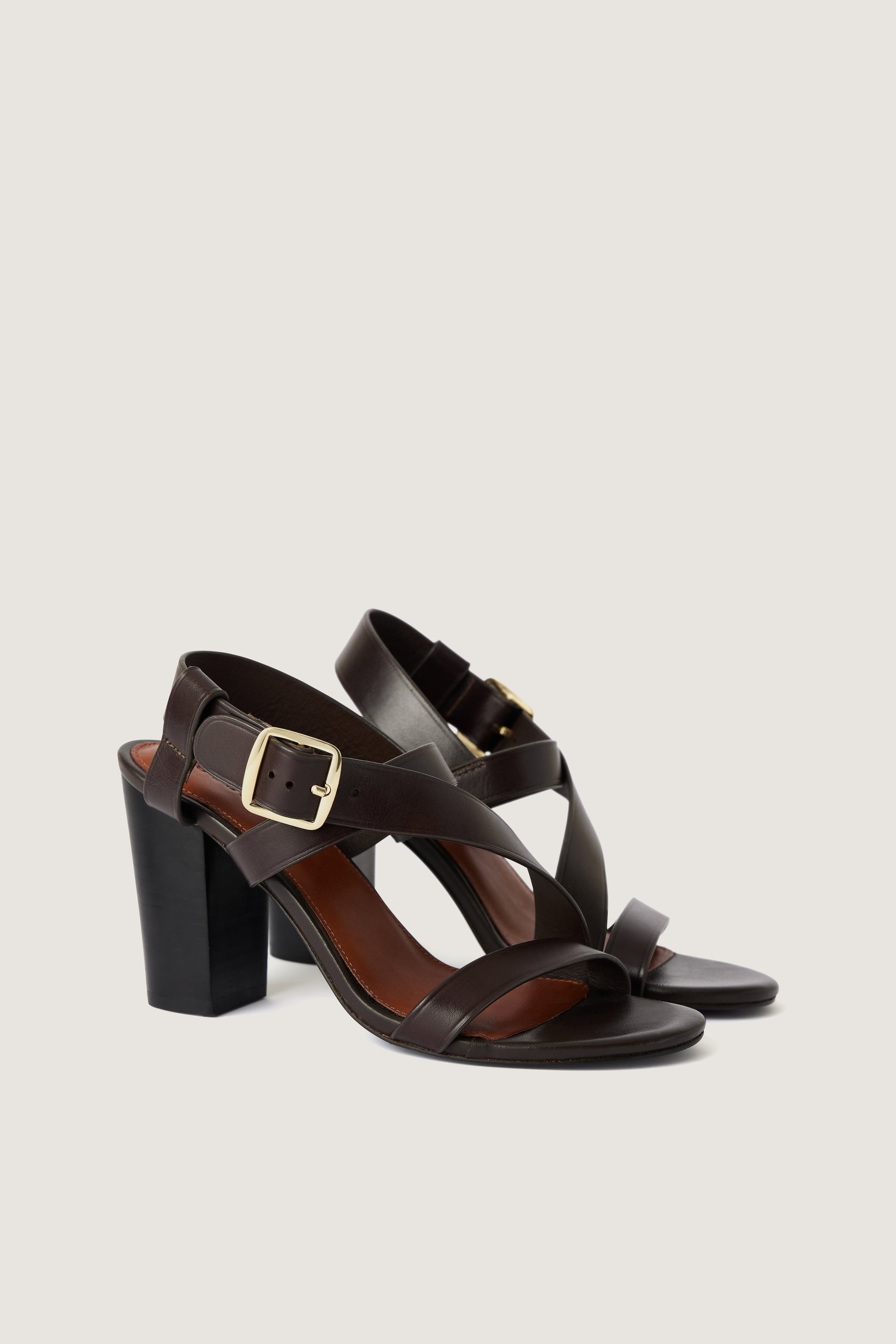 MARRON FONCE SANDALES PAOLINA
