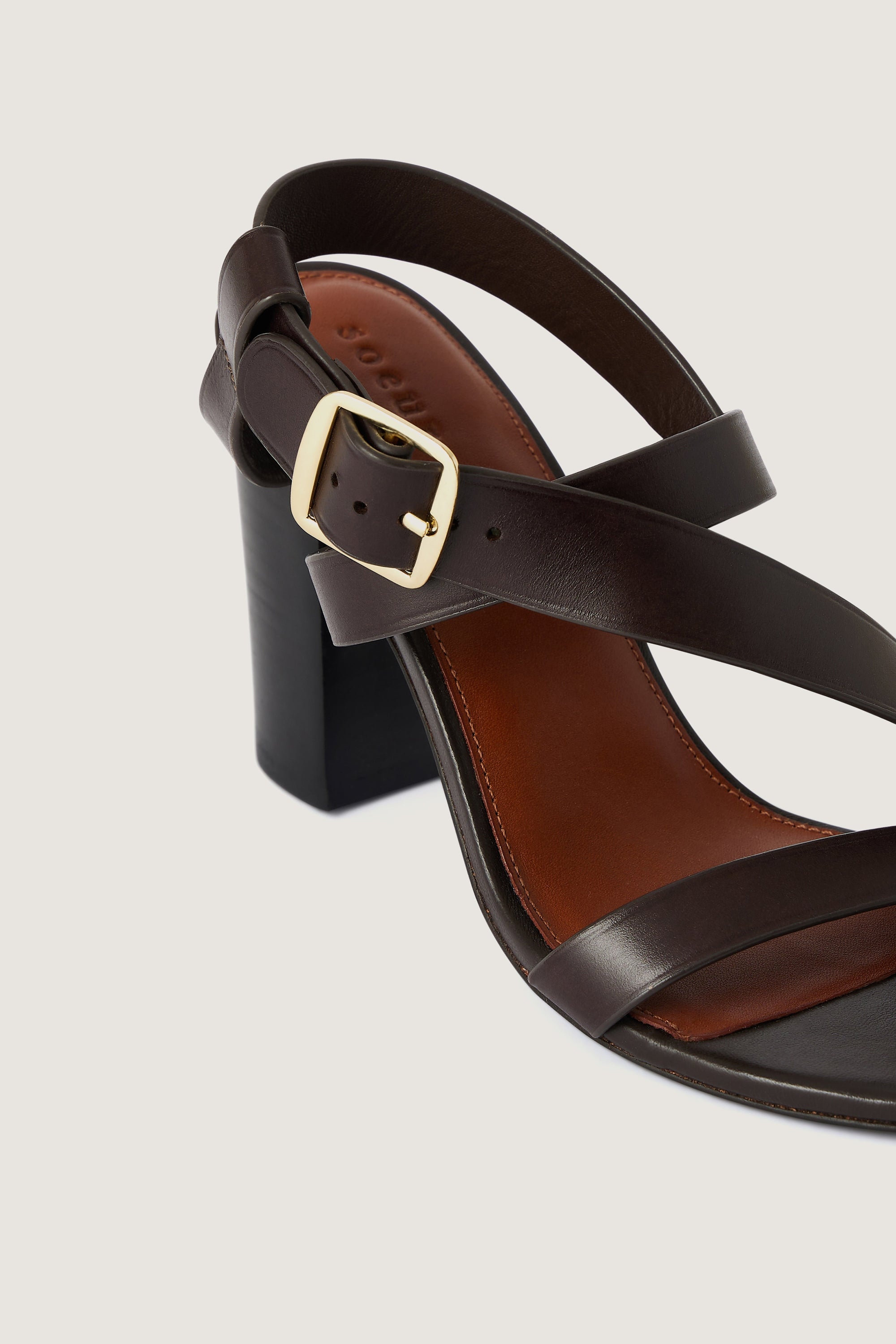 MARRON FONCE SANDALES PAOLINA