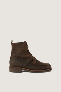 CHARBON _ Bottines Ralph en cuir - Charbon