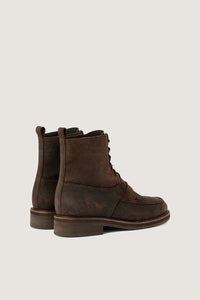 CHARBON _ Bottines Ralph en cuir - Charbon