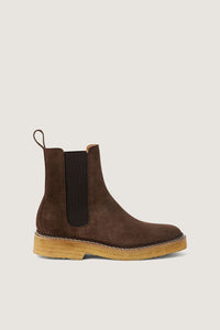 MARRON _ Bottines Wild en cuir - Marron