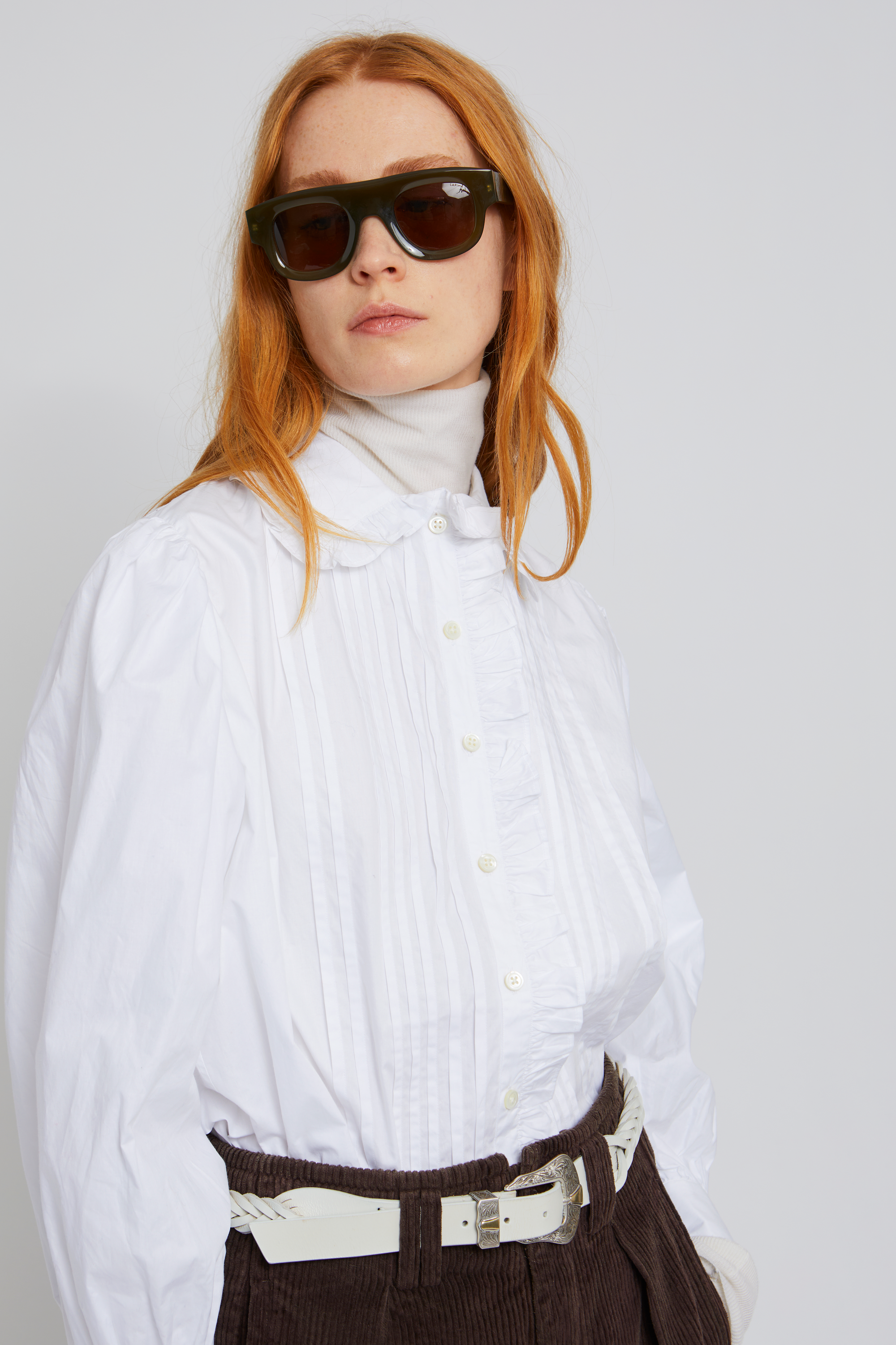 ZNOSTOCK_WHITE SHIRT CHAMELI - White