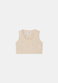 Pull Chancery court en laine mélangée - Ivory