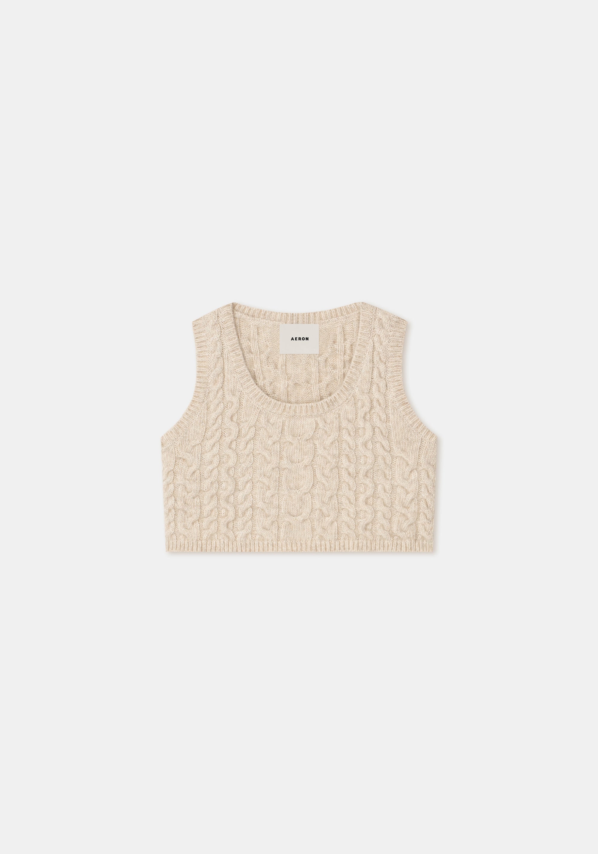 Pull Chancery court en laine mélangée - Ivory