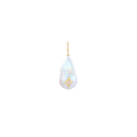 Mono boucle d'oreille Charlie N°2 en or sertie de diamant - Diamant & Perle