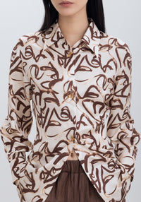 Chemise Chase en soie mélangée - Sienna