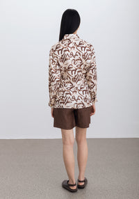 Chemise Chase en soie mélangée - Sienna
