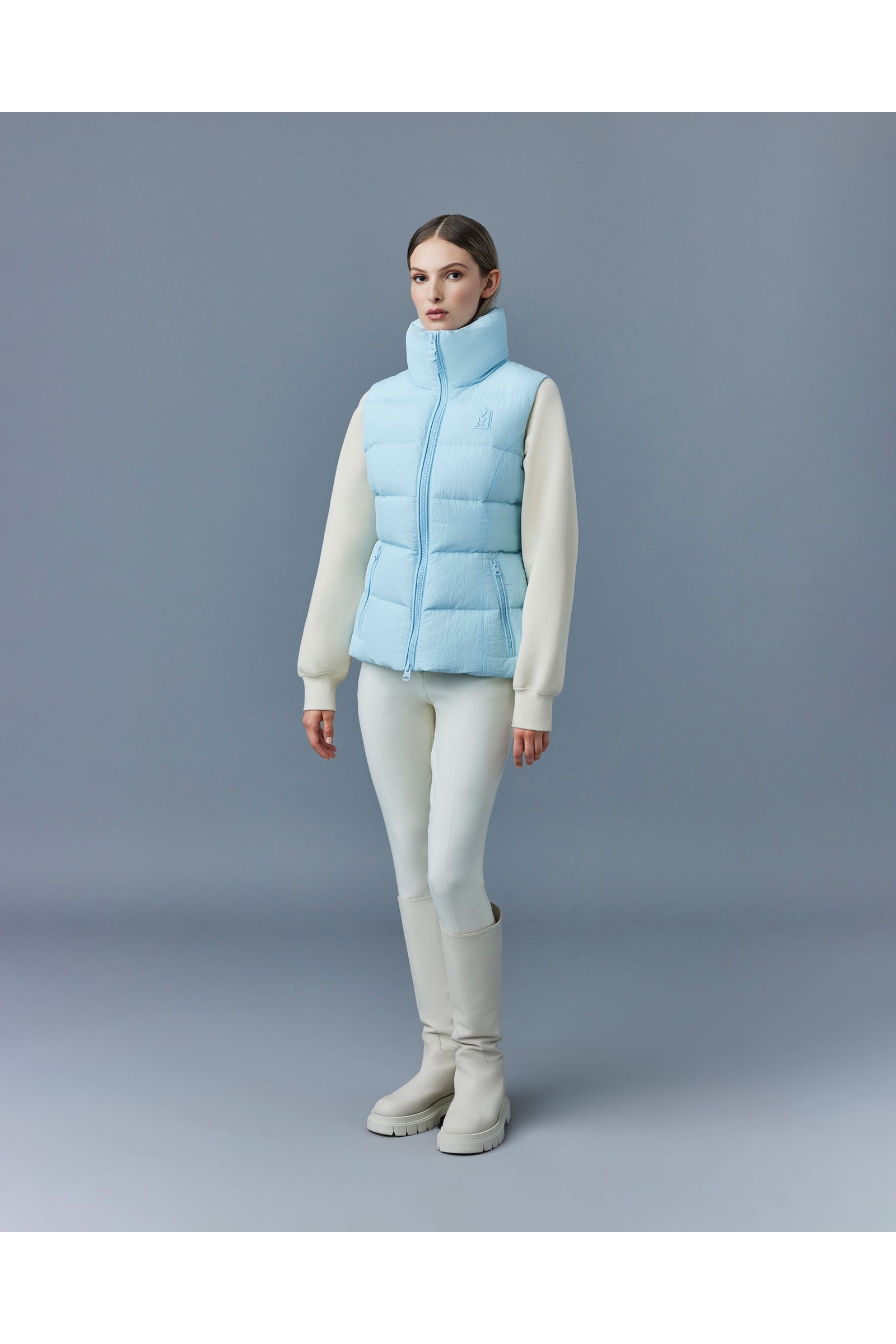Doudoune courte Chaya sans manches en duvet - Air