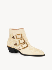 BASEPLUS_Cloudy Cream ANKLE BOOTS - Cloudy Cream