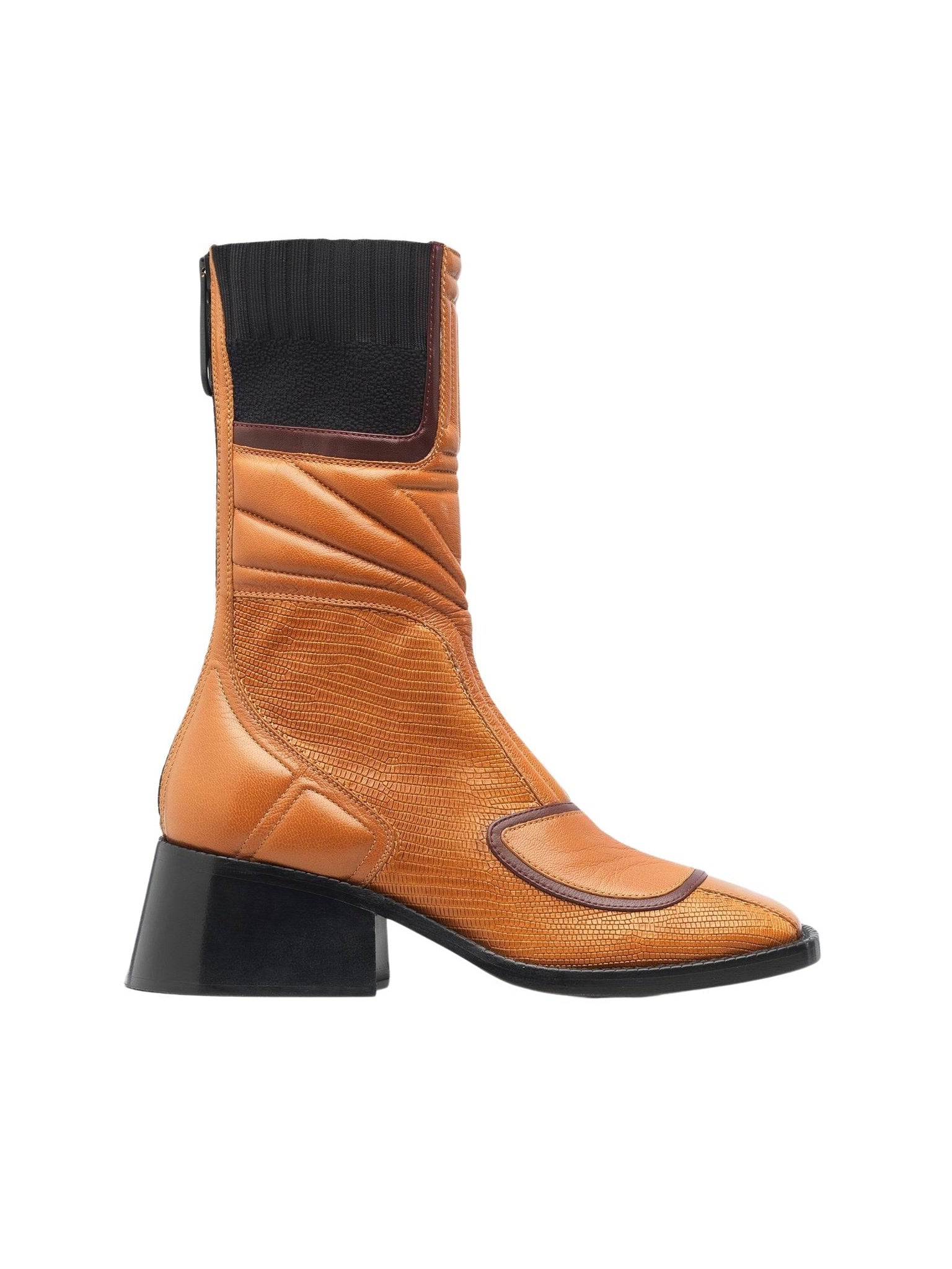 Bottines hautes Bell en cuir - Canyon Brown