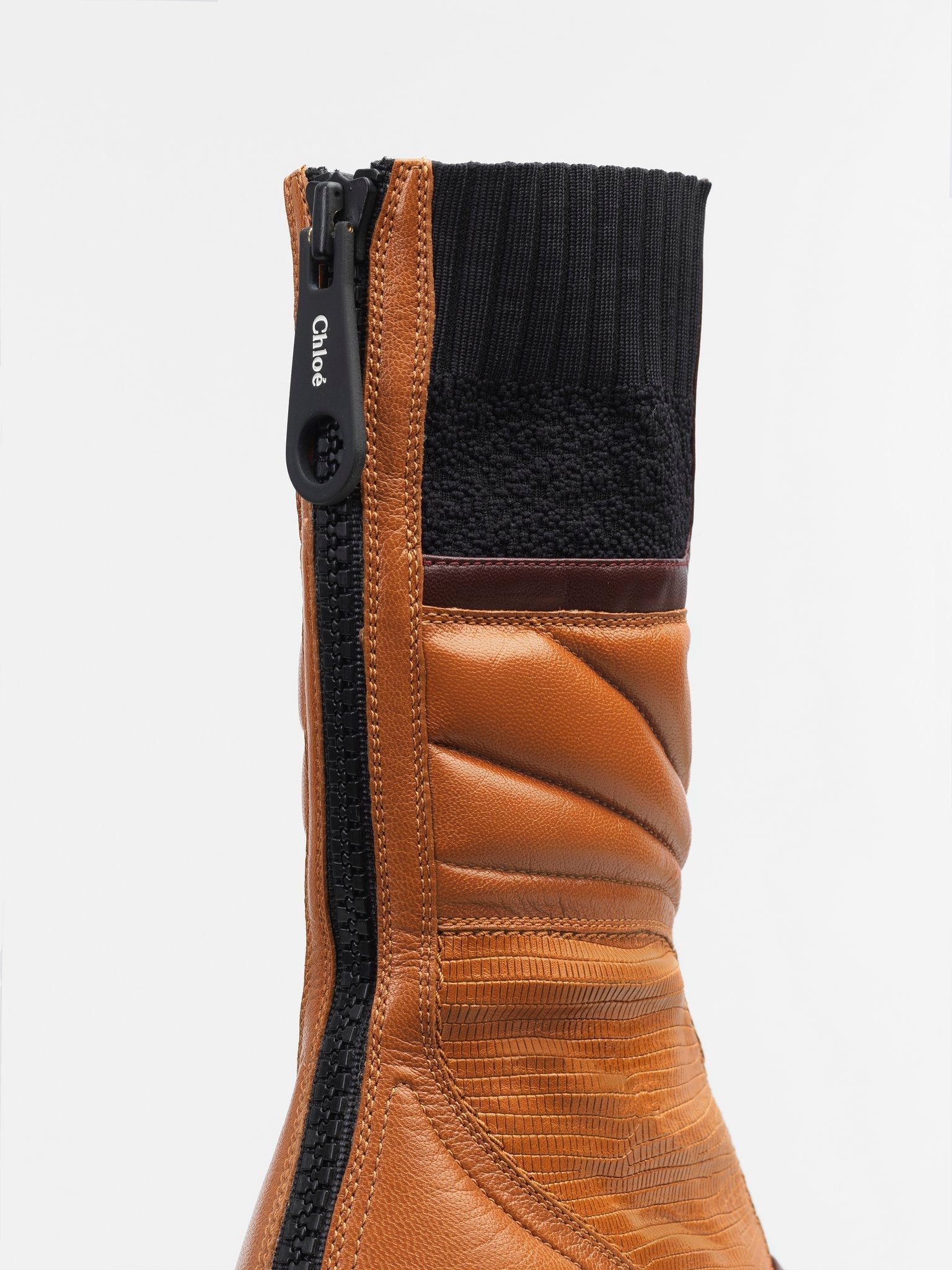 Bottines hautes Bell en cuir - Canyon Brown