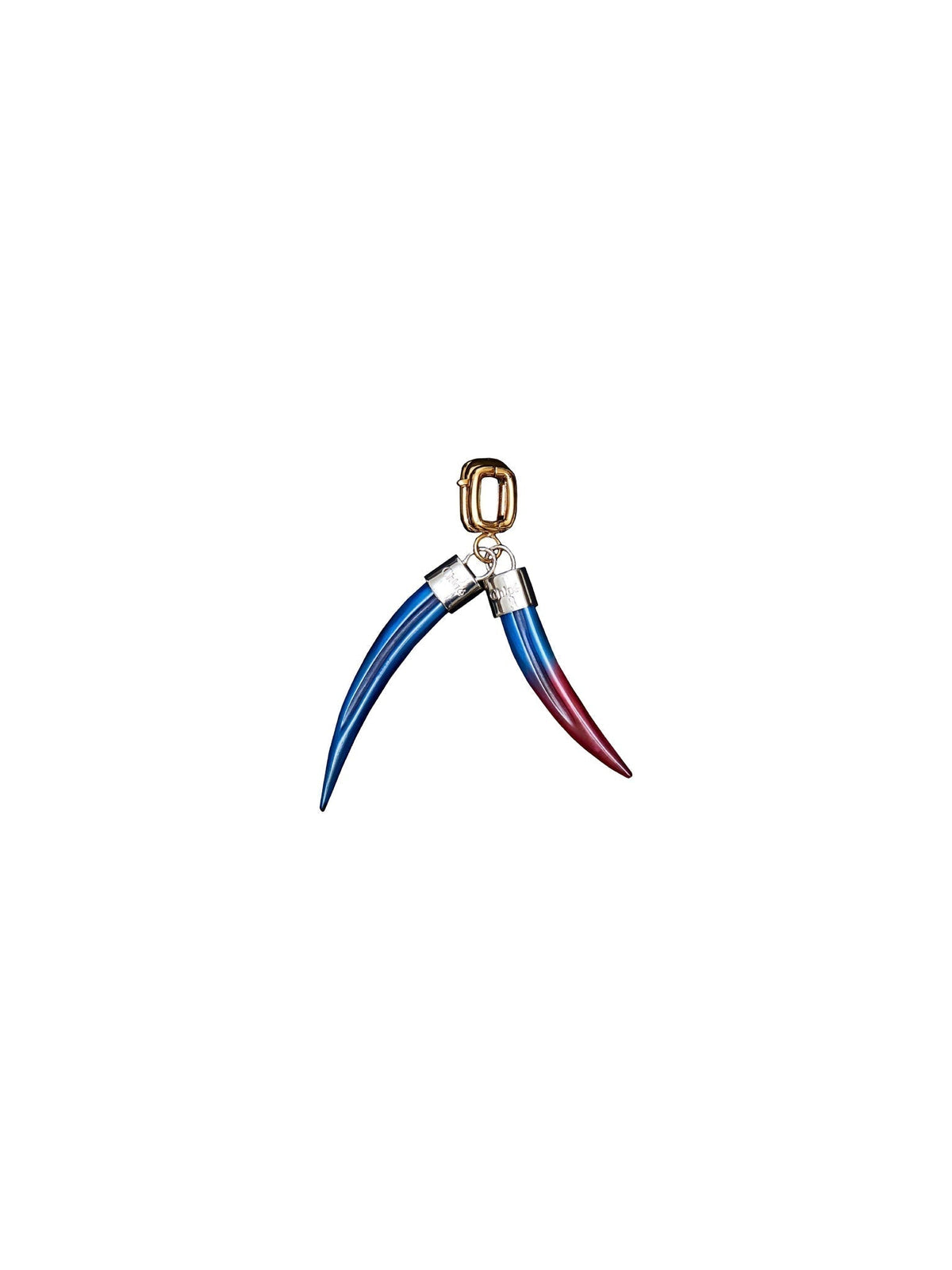 Blue & Red BAG CHARMS BI - Blue & Red