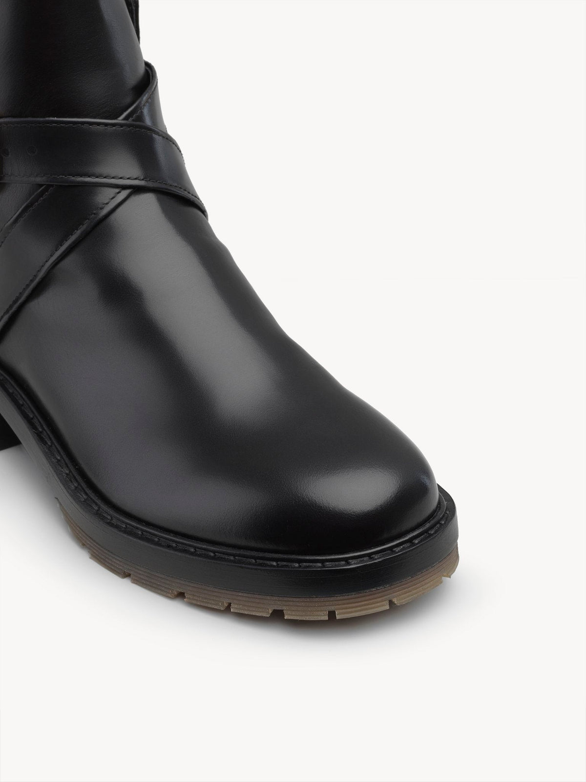 BASEPLUS_Black ANKLE BOOTS - Black