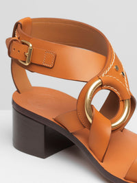 BASEPLUS_Cognac Brown SANDALS - Cognac Brown
