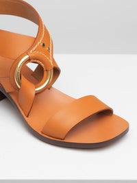 BASEPLUS_Cognac Brown SANDALS - Cognac Brown