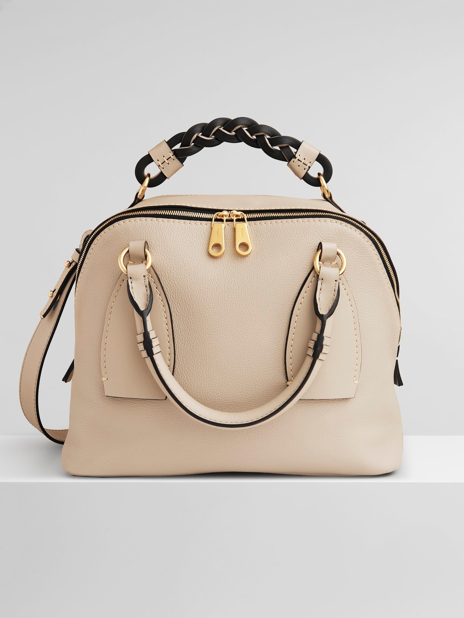 Sac de jour Daria en cuir - Sweet Beige