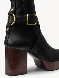 BASEPLUS_Black ANKLE BOOTS - Black