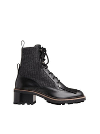 BASEPLUS_Black ANKLE BOOTS - Black