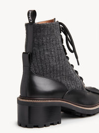 BASEPLUS_Black ANKLE BOOTS - Black