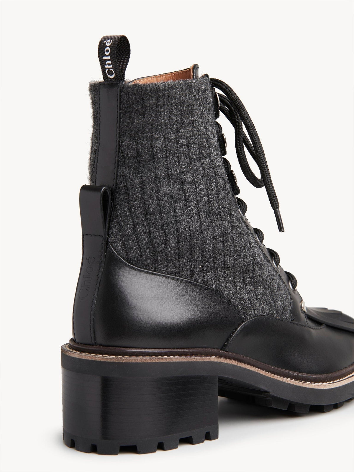 BASEPLUS_Black ANKLE BOOTS - Black