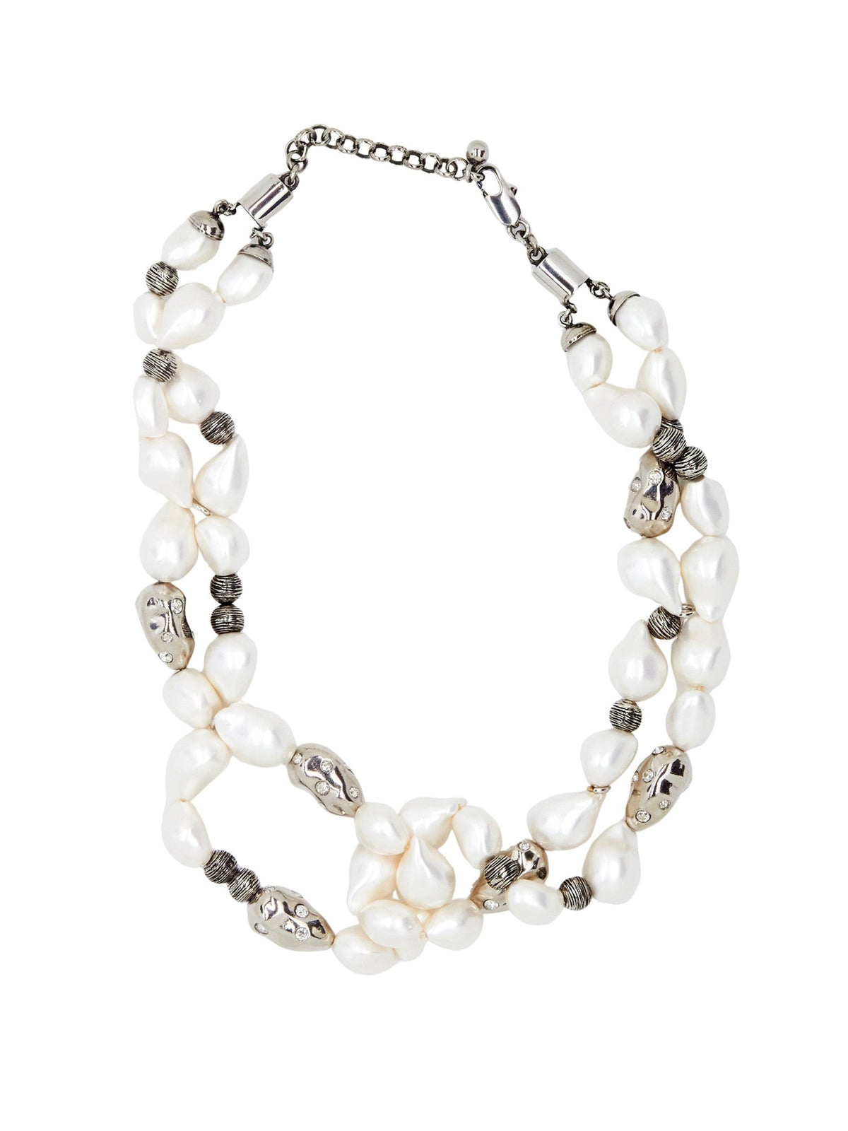 BASEPLUS_Pearl NECKLACE - Pearl