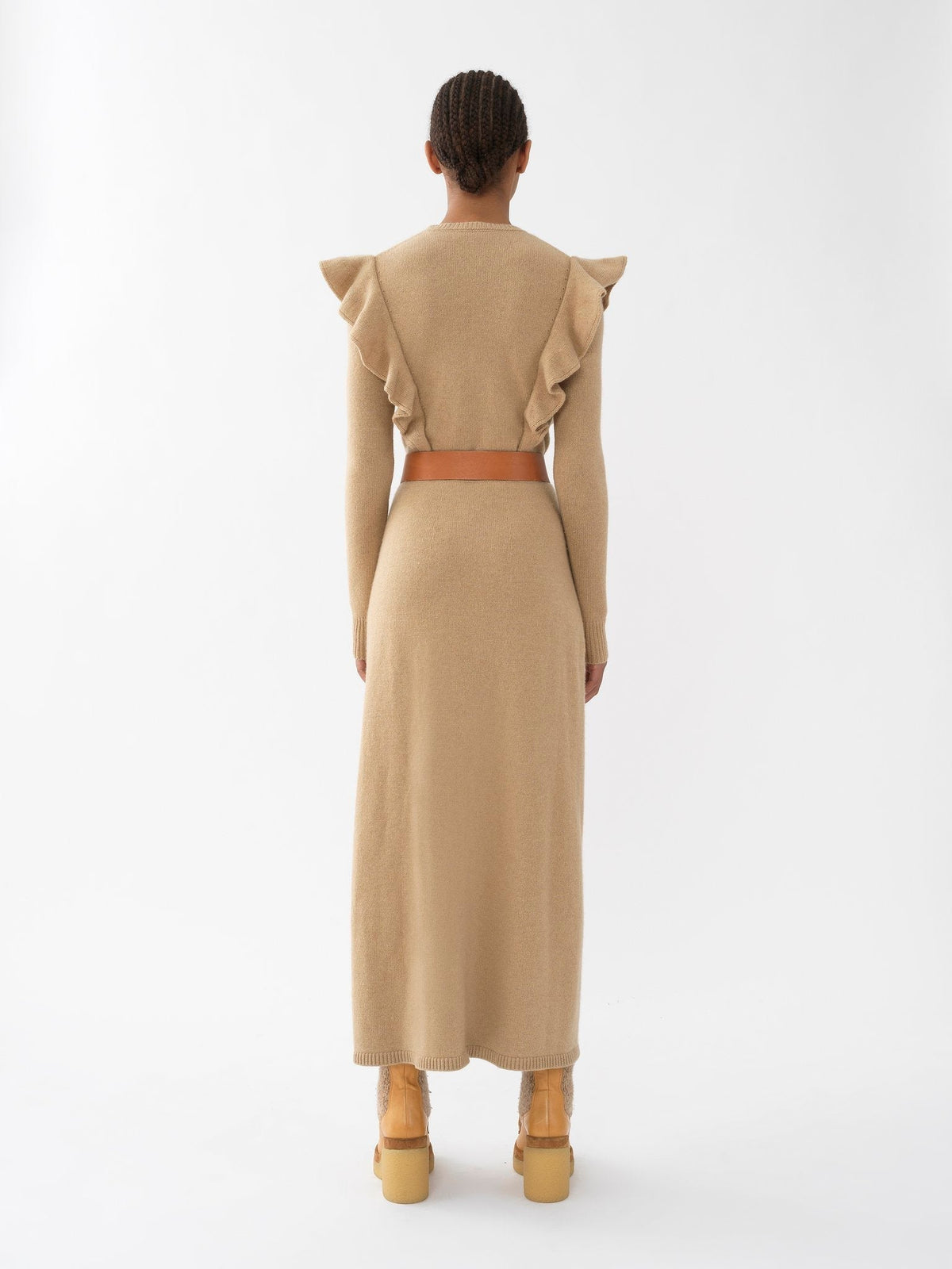 Straw Beige DRESS - Straw Beige