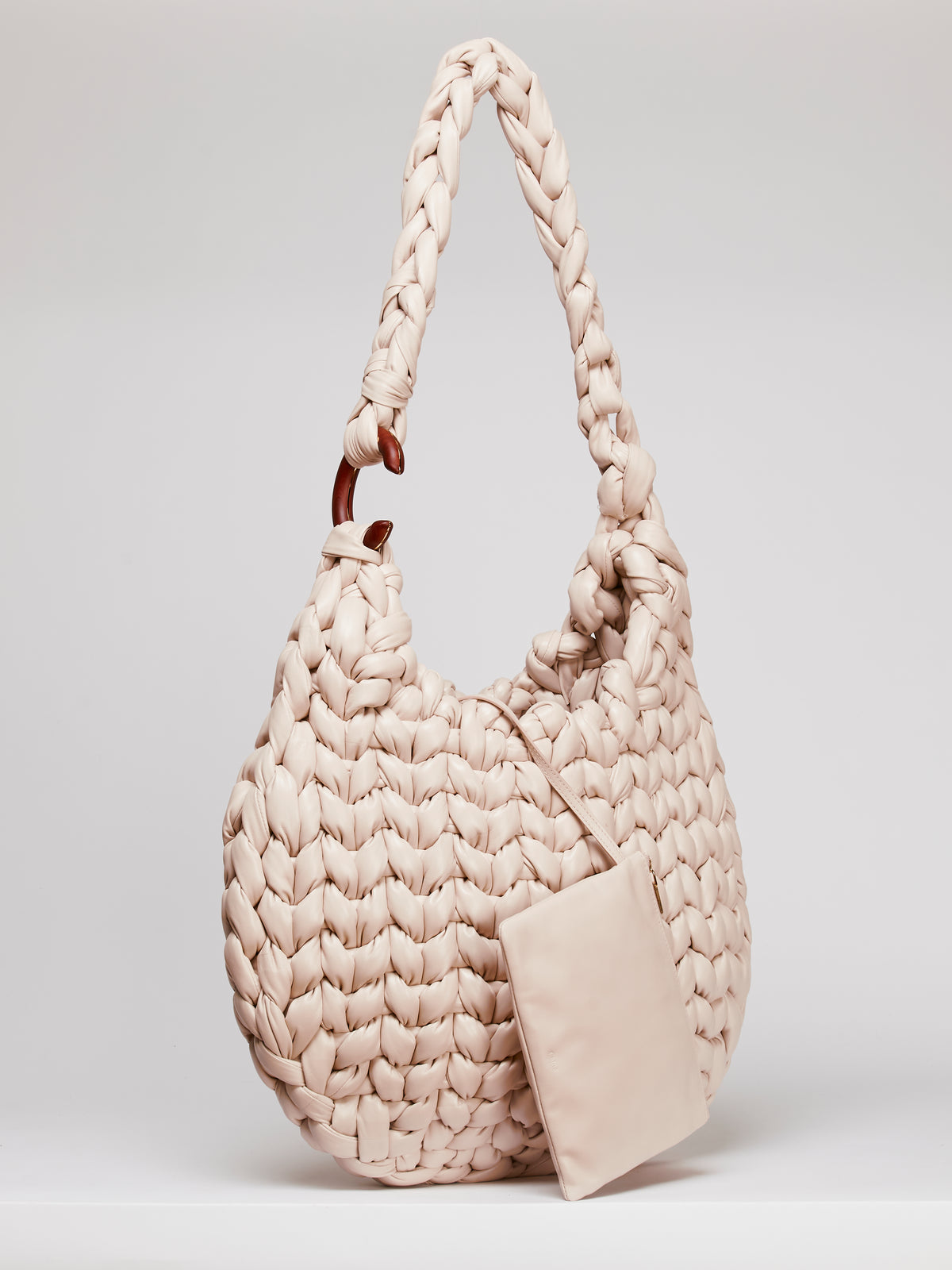 Nude LARGE HOBO - Nude