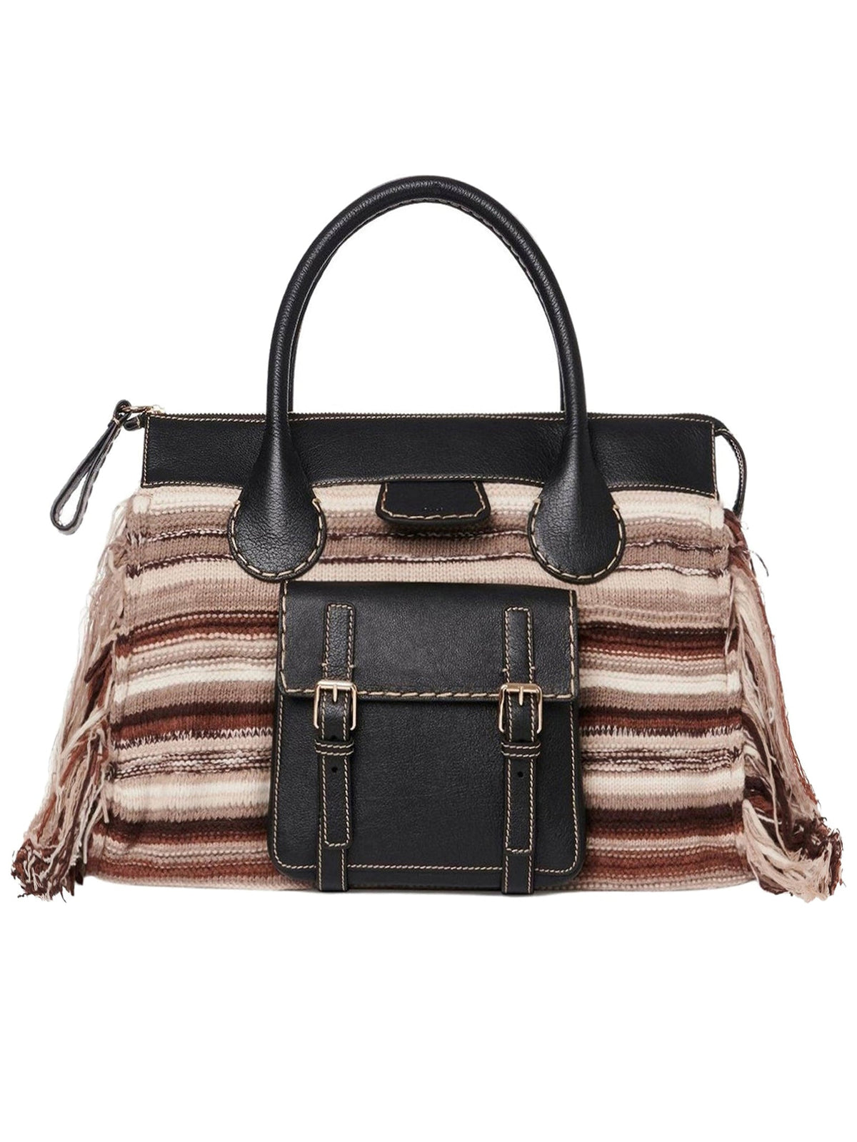 Multicolor Black LARGE D - Multicolor Black