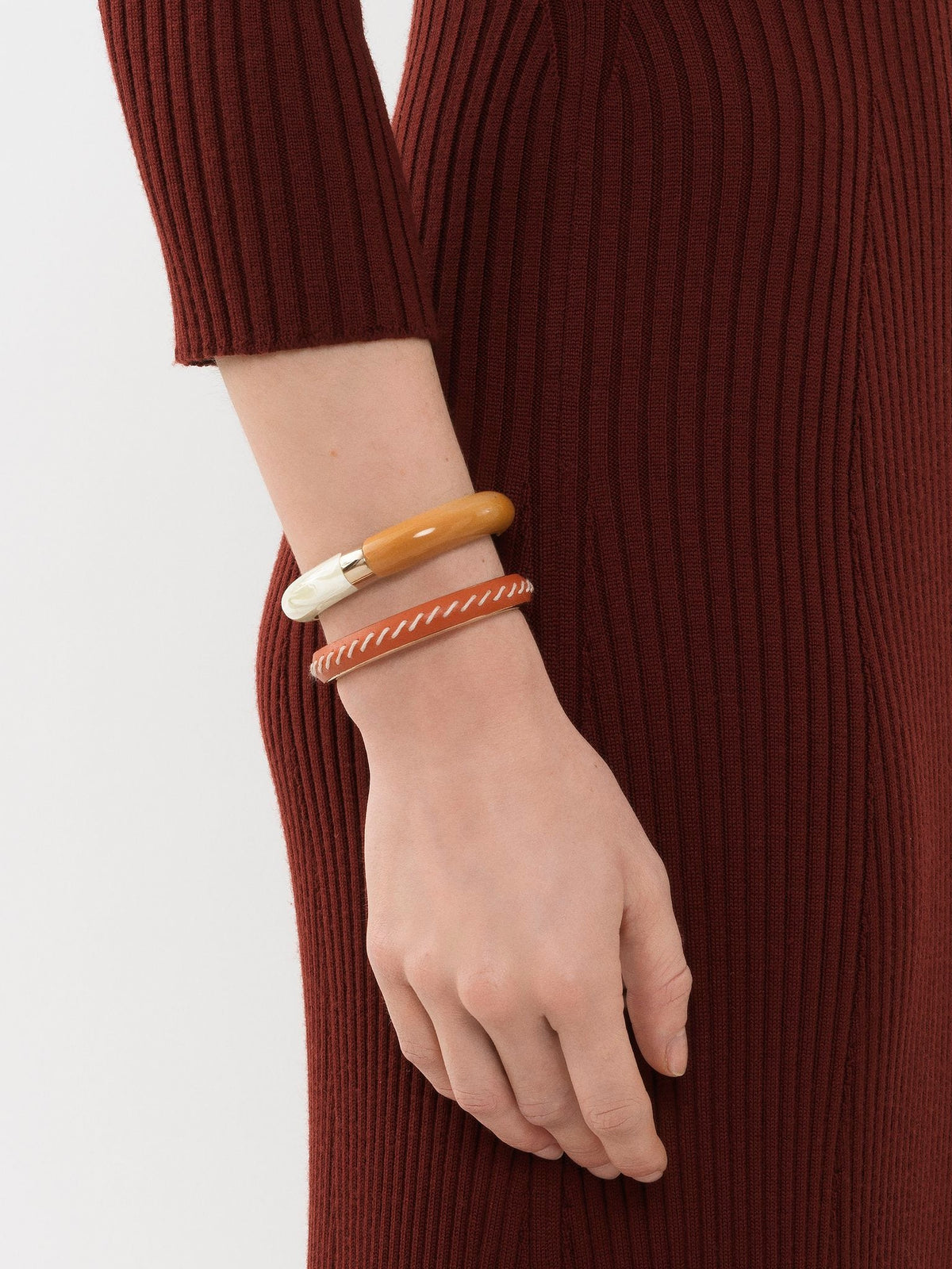 BASEPLUS_White & Yellow BRACELET - White & Yellow