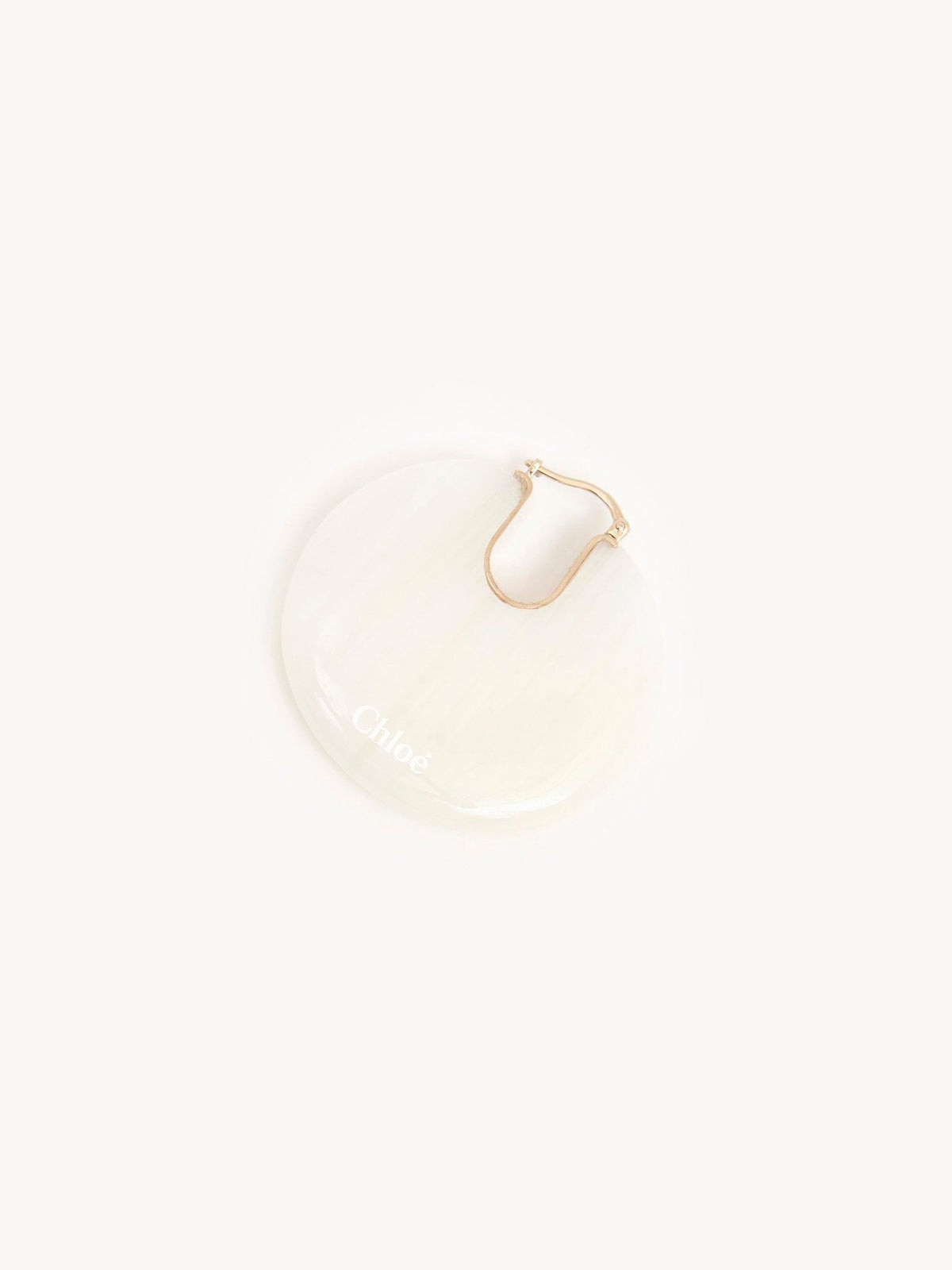 BASEPLUS_White EARRINGS - White