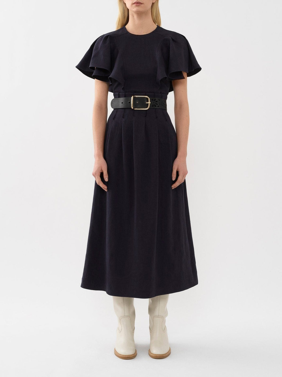 BASEPLUS_Ink Navy SKIRT - Ink Navy