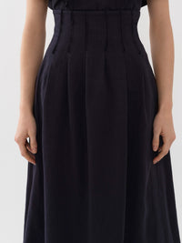 BASEPLUS_Ink Navy SKIRT - Ink Navy