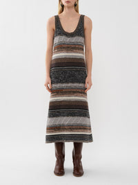 BASEPLUS_Multicolor Grey DRESS - Multicolor Grey