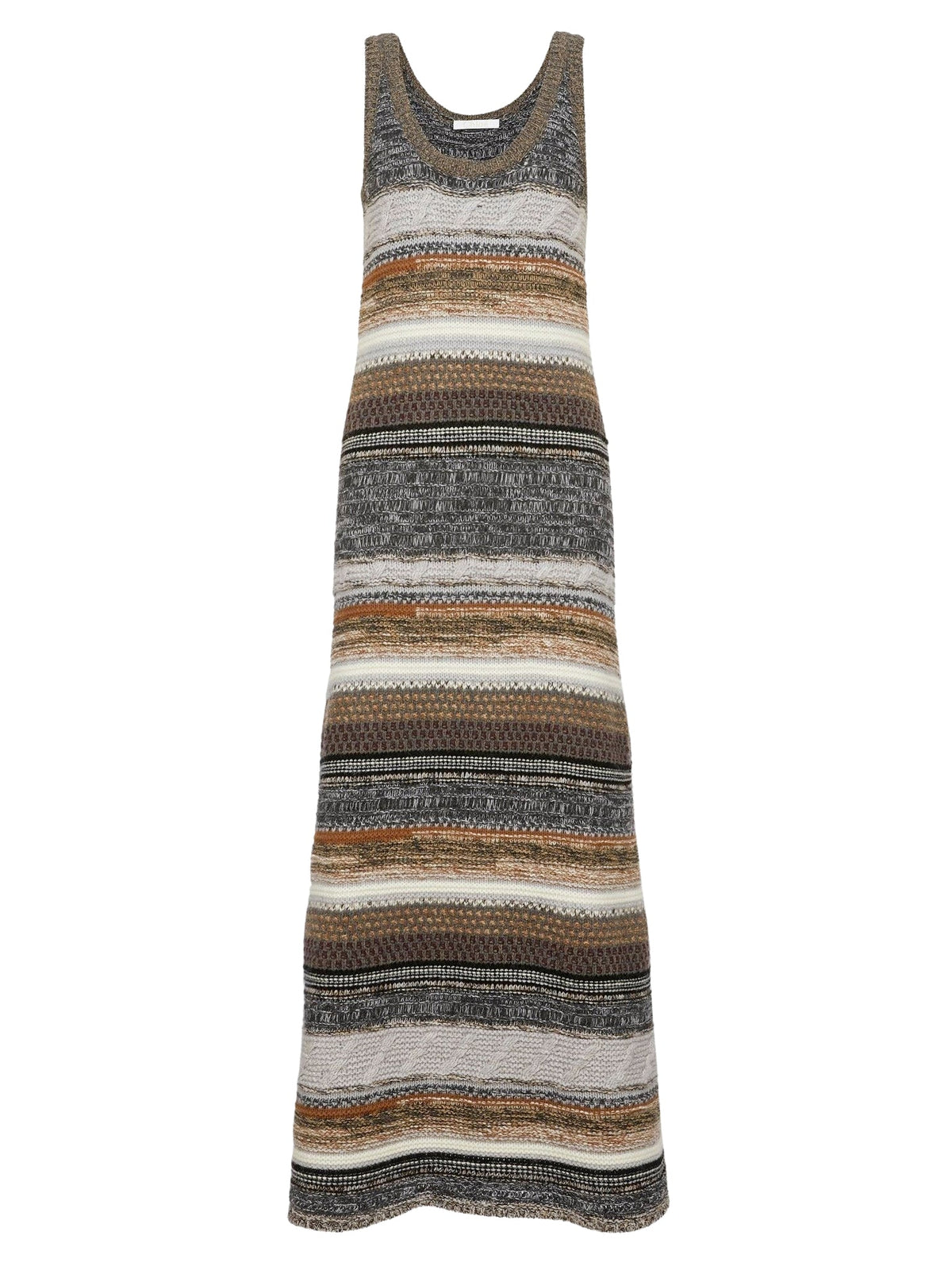 BASEPLUS_Multicolor Grey DRESS - Multicolor Grey
