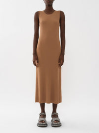 BASEPLUS_Worn Brown DRESS - Worn Brown