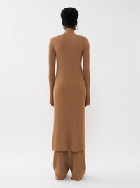 BASEPLUS_Worn Brown DRESS - Worn Brown