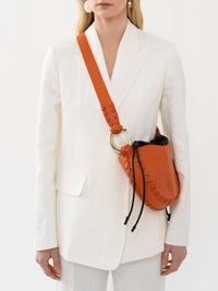 BASEPLUS_Henna Orange SMALL HOBO - Henna Orange
