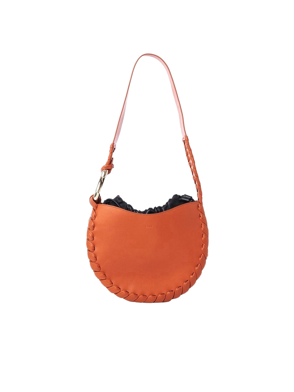 BASEPLUS_Henna Orange SMALL HOBO - Henna Orange