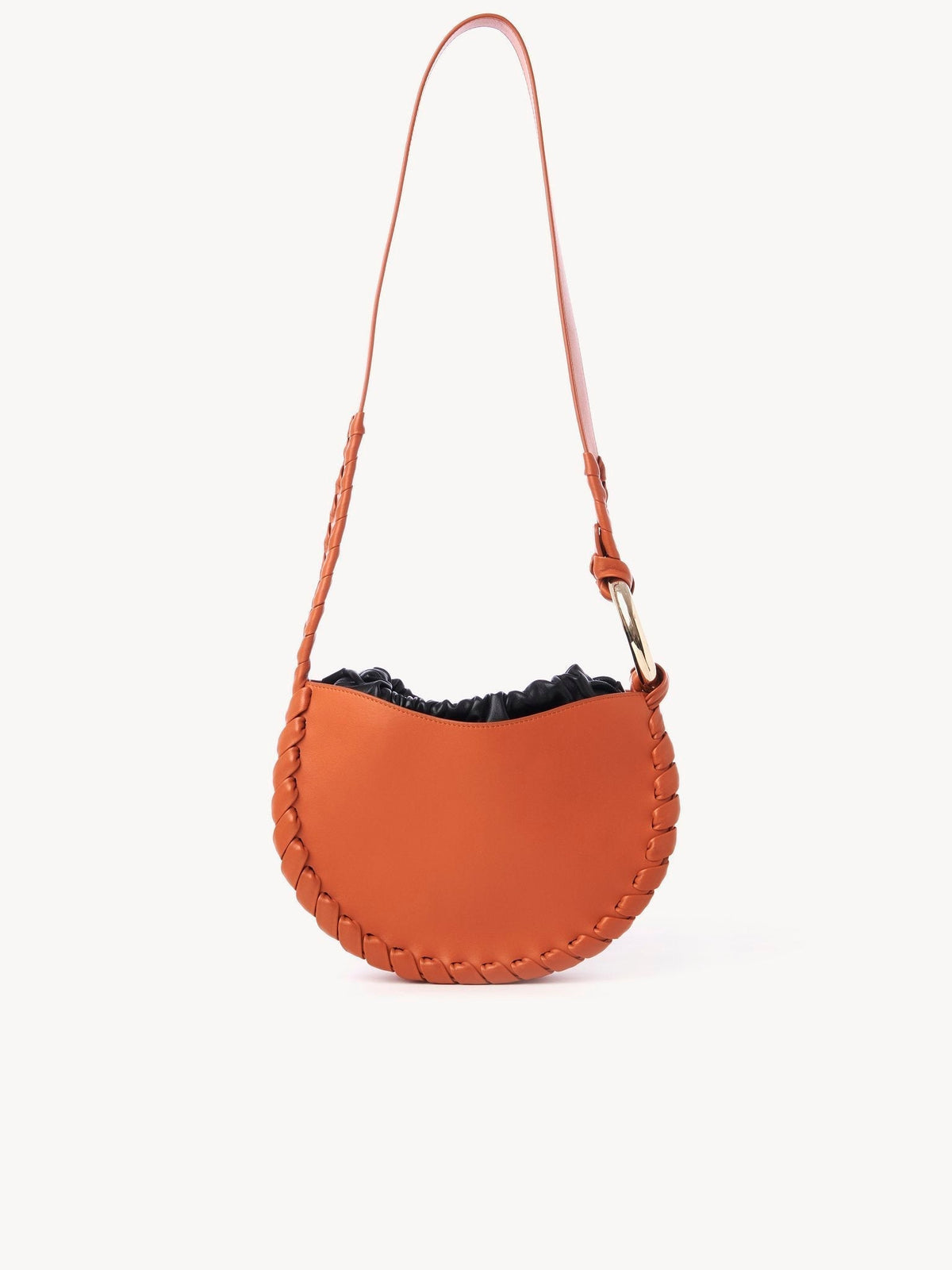 BASEPLUS_Henna Orange SMALL HOBO - Henna Orange