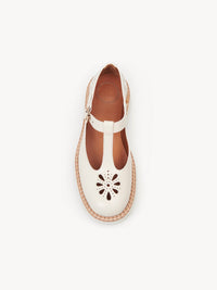 Eggshell FLAT MARY-JANE - Eggshell