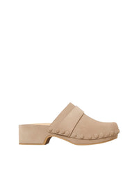 Dark Greige OPEN BACK CLOG - Dark Greige