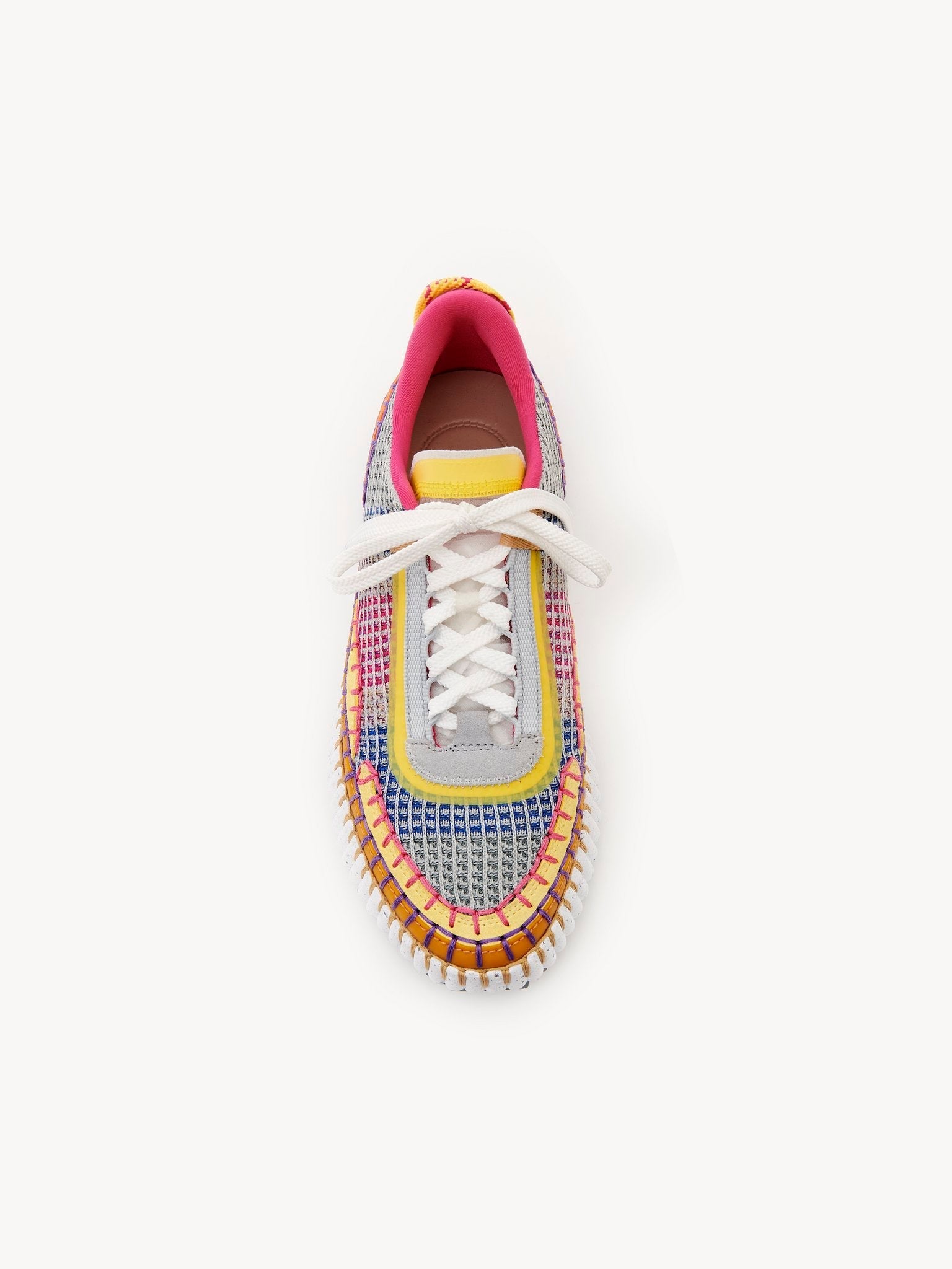 Sneakers Nama en cuir - Pop Orange