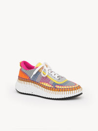 Sneakers Nama en cuir - Pop Orange